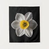 Flowers | White Daffodil Flower Wandteppich (Vorderseite)