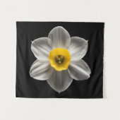 Flowers | White Daffodil Flower Wandteppich (Vorderseite (Horizontal))