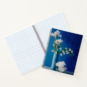 Flowers | White Iris in Vase Notizblock (Innenseite)