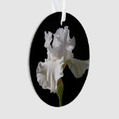 Flowers | White Iris Ornament (Vorderseite)