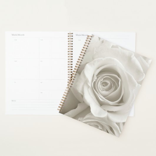 Flowers | White Roses Planer (Anzeige)