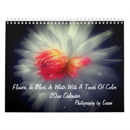 Flowers With A Touch Of Color Kalender (Titelbild)