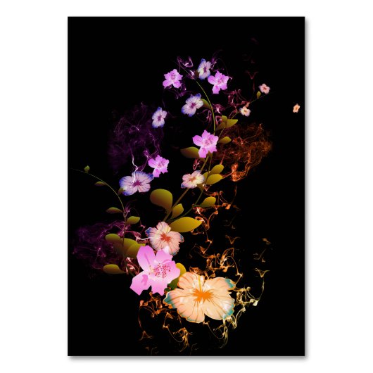 Flowers With Fires Tischnummer (Vorderseite)
