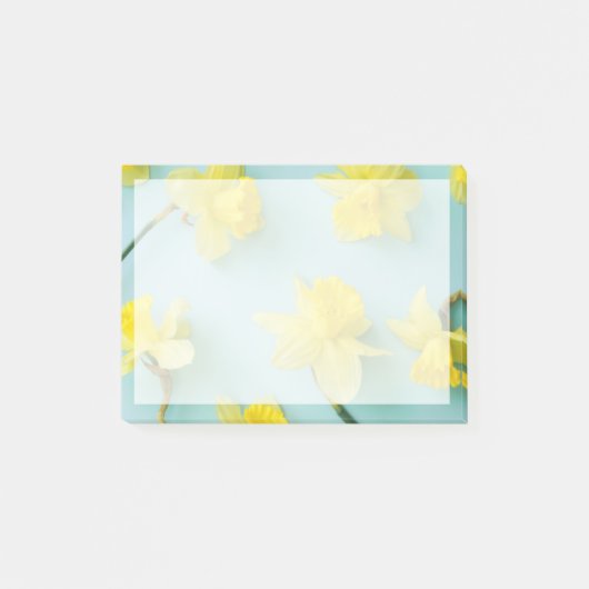 Flowers | Yellow Daffodils Post-it Klebezettel (Vorderseite)
