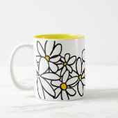 Flowers Zweifarbige Tasse (Links)