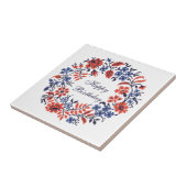 Flowers-Zyklus Fliese (Seite)