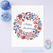 Flowers-Zyklus Flyer (Einzeln)