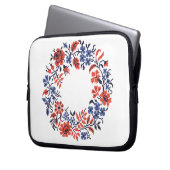 Flowers-Zyklus Laptopschutzhülle (Vorderseite Links)