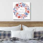 Flowers-Zyklus Leinwanddruck (Insitu (Schlafzimmer))