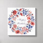 Flowers-Zyklus Leinwanddruck (Vorderseite)