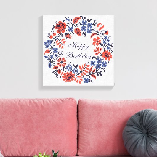 Flowers-Zyklus Leinwanddruck (Insitu (Wohnzimmer))