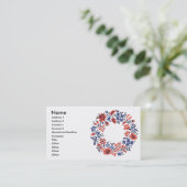 Flowers-Zyklus Visitenkarte (Stehend Vorderseite)