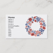 Flowers-Zyklus Visitenkarte (Vorderseite)