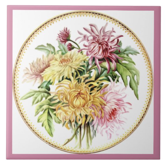 FLOWERY DESIGN FLIESE (Vorderseite)
