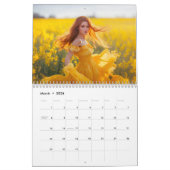 Flowing Dresses in Bloom – 2026 Calendar Kalender (Mär 2026)