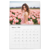Flowing Dresses in Bloom – 2026 Calendar Kalender (Feb 2026)