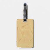 Flowing Gold Lines Luxury Abstract Background Art Gepäckanhänger (Rückseite vertikal)