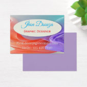 Flowing Gradient Waves with Center Frame, Business (Schreibtisch)