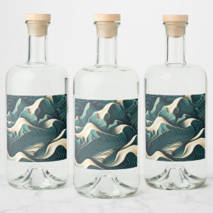 Flowing Harmony Alkoholflaschenetikett