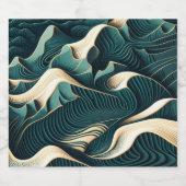 Flowing Harmony Alkoholflaschenetikett (Einzelnes Label)