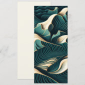 Flowing Harmony Einladung (Vorne/Hinten)