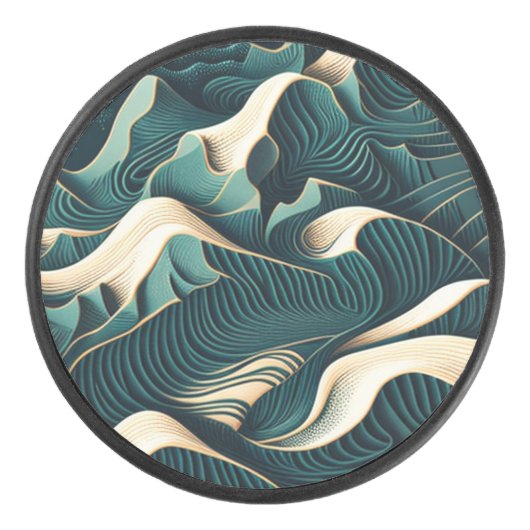 Flowing Harmony Eishockey Puck (Vorderseite)