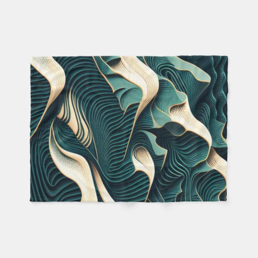 Flowing Harmony Fleecedecke (Vorderseite (Horizontal))