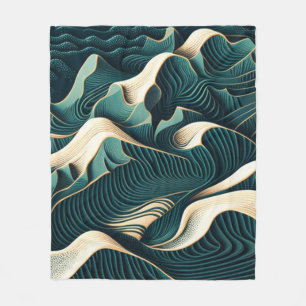 Flowing Harmony Fleecedecke