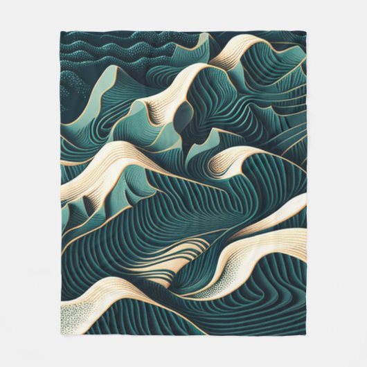 Flowing Harmony Fleecedecke (Vorderseite)