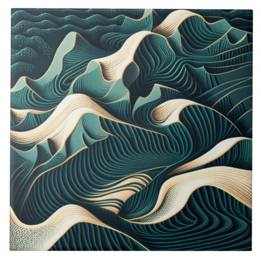 Flowing Harmony Fliese (Vorderseite)