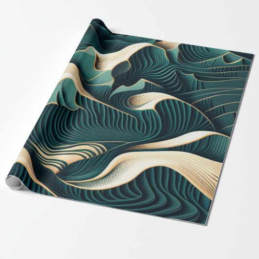 Flowing Harmony Geschenkpapier (Ungerollt)