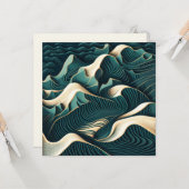 Flowing Harmony Karte (Vorderseite/Rückseite Beispiel)