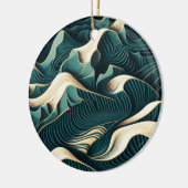 Flowing Harmony Keramik Ornament (Links)