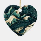 Flowing Harmony Keramik Ornament (Hinten)