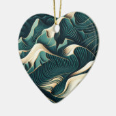 Flowing Harmony Keramik Ornament (Links)