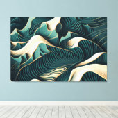 Flowing Harmony Leinwanddruck (Insitu (Holzboden))