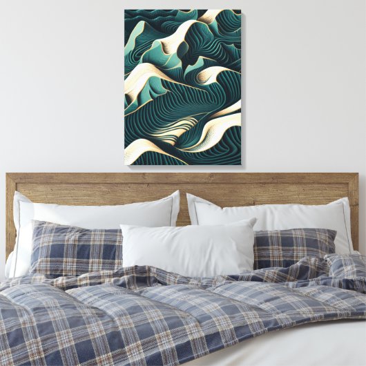 Flowing Harmony Leinwanddruck (Insitu (Schlafzimmer))