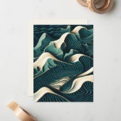 Flowing Harmony Mitteilungskarte (Vorderseite/Rückseite Beispiel)