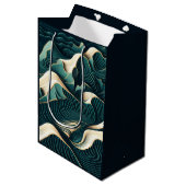 Flowing Harmony Mittlere Geschenktüte (Vorderseite Schrägansicht)