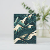 Flowing Harmony Postkarte (Stehend Vorderseite)