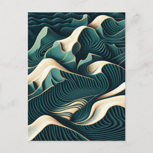 Flowing Harmony Postkarte (Vorderseite)