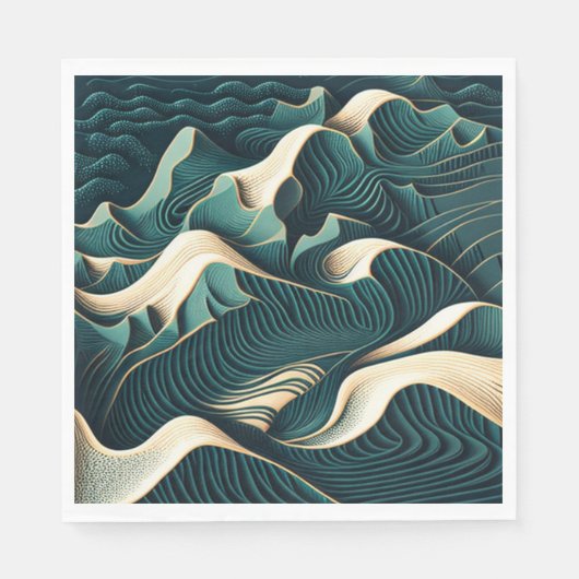 Flowing Harmony Serviette (Vorderseite)