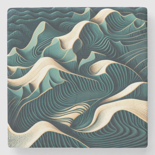 Flowing Harmony Steinuntersetzer (Vorderseite)