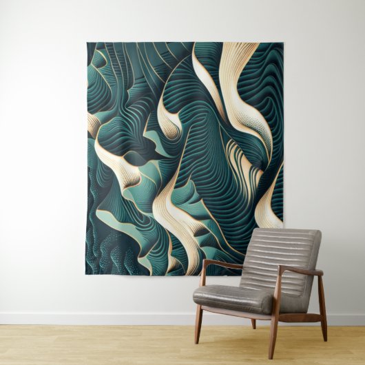 Flowing Harmony Wandteppich (Beispiel)