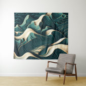 Flowing Harmony Wandteppich (Beispiel (Horizontal))