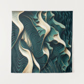 Flowing Harmony Wandteppich (Vorderseite (Horizontal))