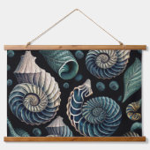 Flowing Harmony Wandteppich Mit Holzrahmen (Vorderseite 2)