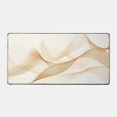 Flowing lines background in sepia shades schreibtischunterlage (Vorderseite)