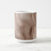 Flowing Pattern of Marble in Earthy Colors  Kaffeetasse (Mittel)
