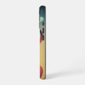 Flowing Pickleball Court Energy Art Phone Case iPhone 16 Hülle (Linke Seite)